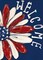 Patriotic 4th of July Diamond Painting Kits for Adults Beginners, Welcome Daisy 5D Diamond Art, DIY Full Round Drill Paint with Diamonds, Home Wall Decor